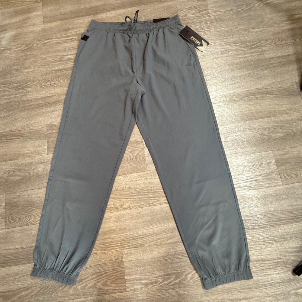 RBX‎ Mens Core Stretch Jogger Pants Grey CRM7211SB Medium NWT